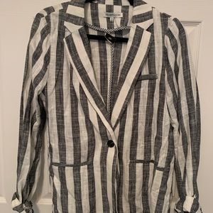 Womens Heartloom Oversized Pinstripe Blazer